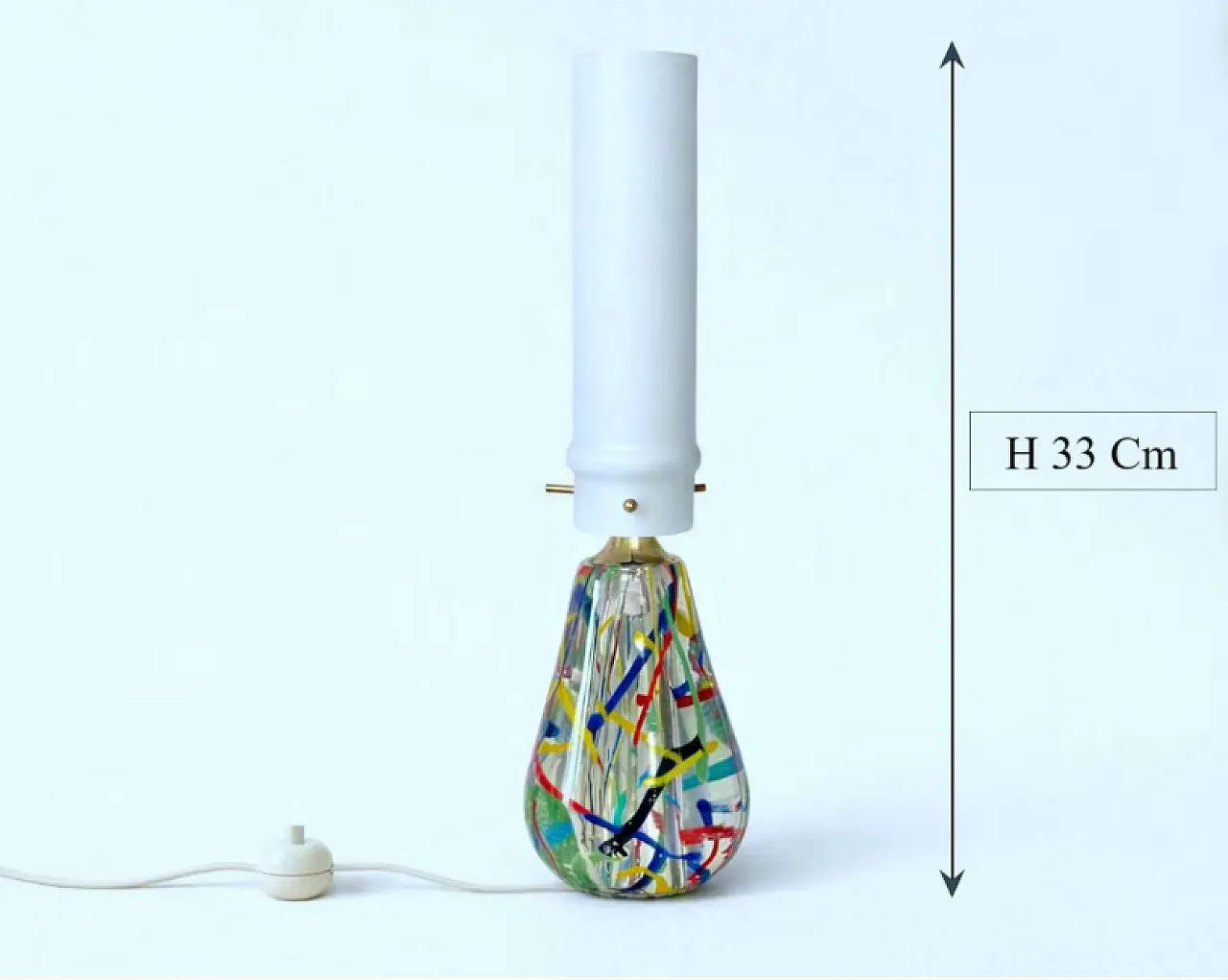 Table lamp by Dino Martens for AURELIANO TOSO, 1950s 5