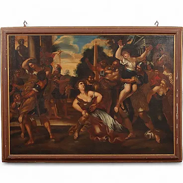 Painting with The Rape of the Sabine Women, 20th century