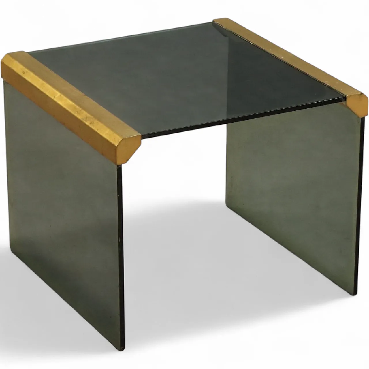 Glass coffee table, 1980s 9