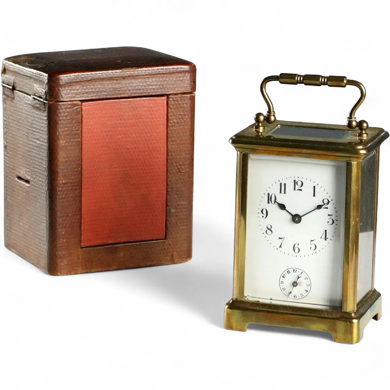 Travel watch with case, 19th century 10