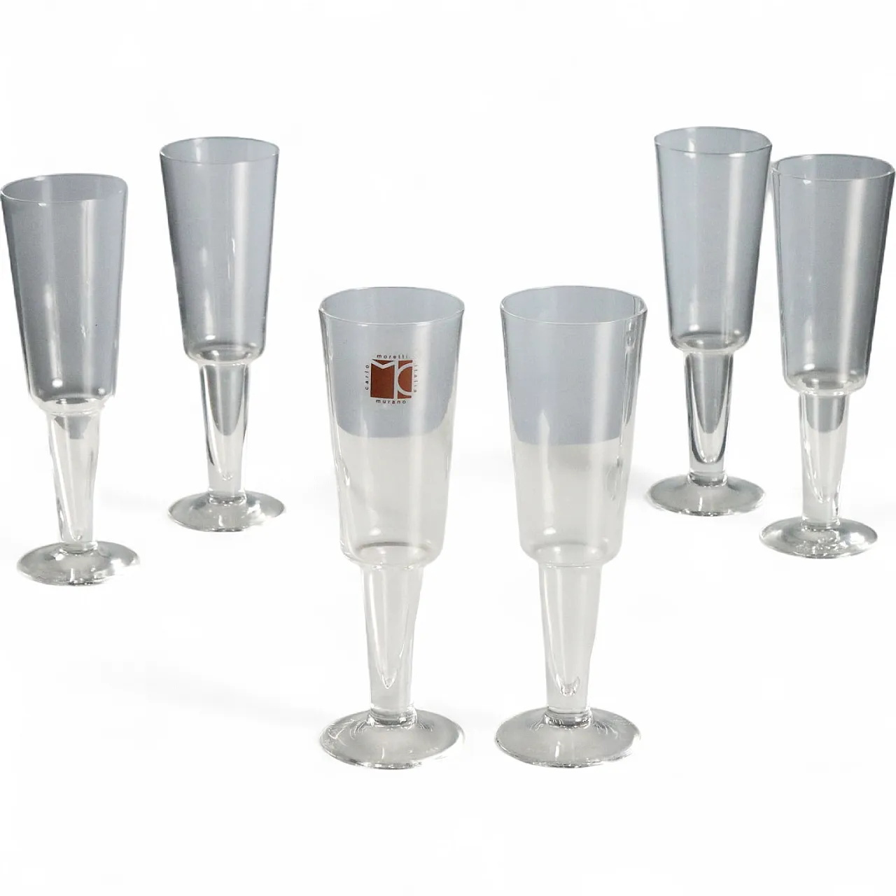 6 Bicchieri di Carlo Moretti Murano, '900 9