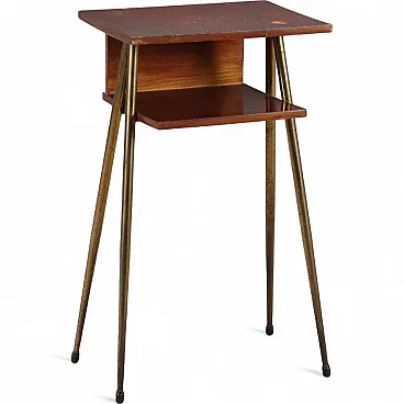 Cabinet with brass legs, 1960s
