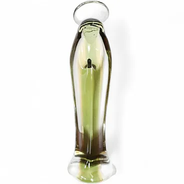 Virgin Mary in prayer, submerged Murano glass, 1900s