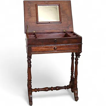 Antique walnut coffee table, 19th century