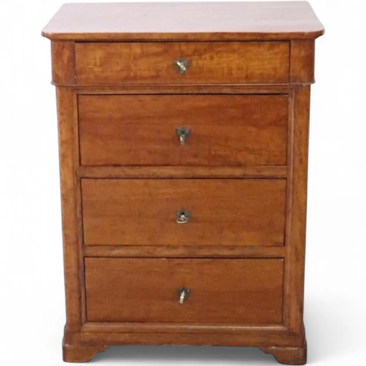 Small antique cherry chest of drawers, 19th century 14