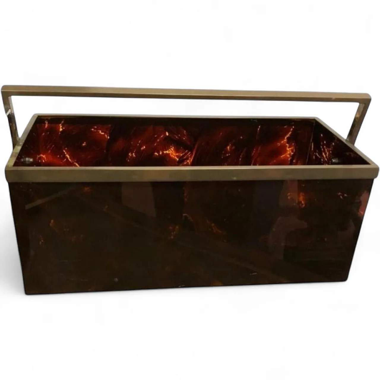 Lucite container attributed to the Maison Mercier, France, 1970s 10