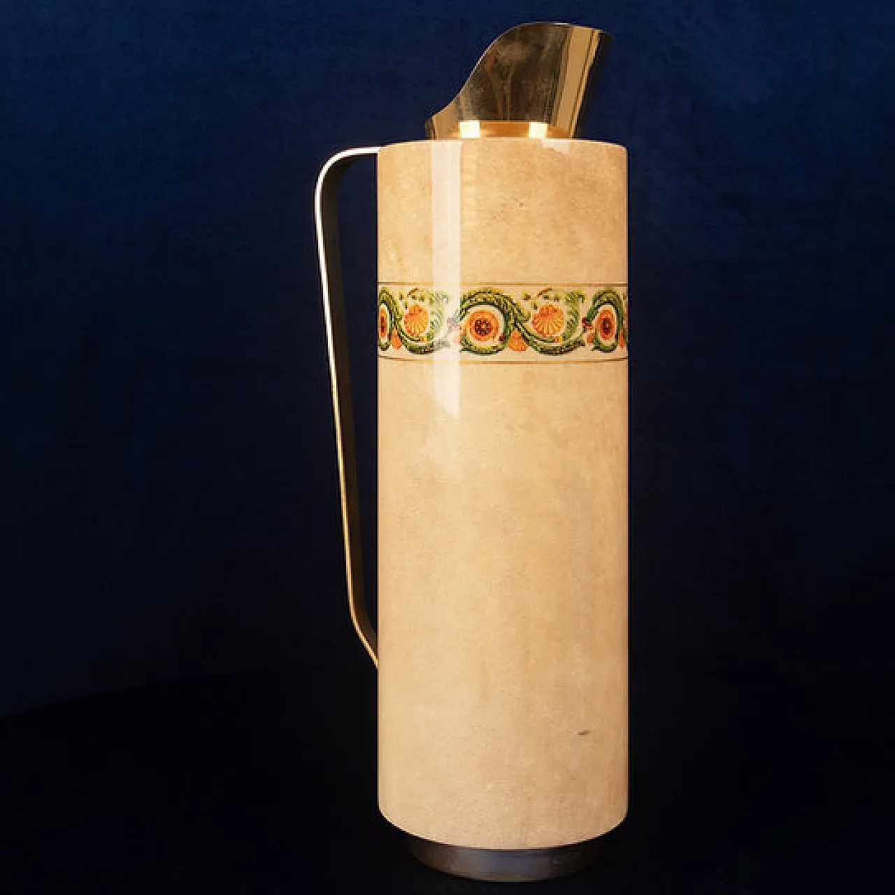 Thermos in pergamena di pelle di capra di Aldo Tura, anni '70 5