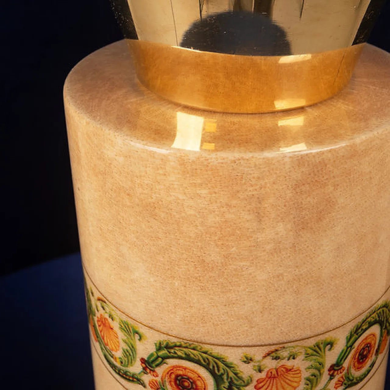 Thermos in pergamena di pelle di capra di Aldo Tura, anni '70 10