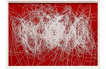 Spirals by Roberto Crippa, silkscreen on plexiglass, 1990s