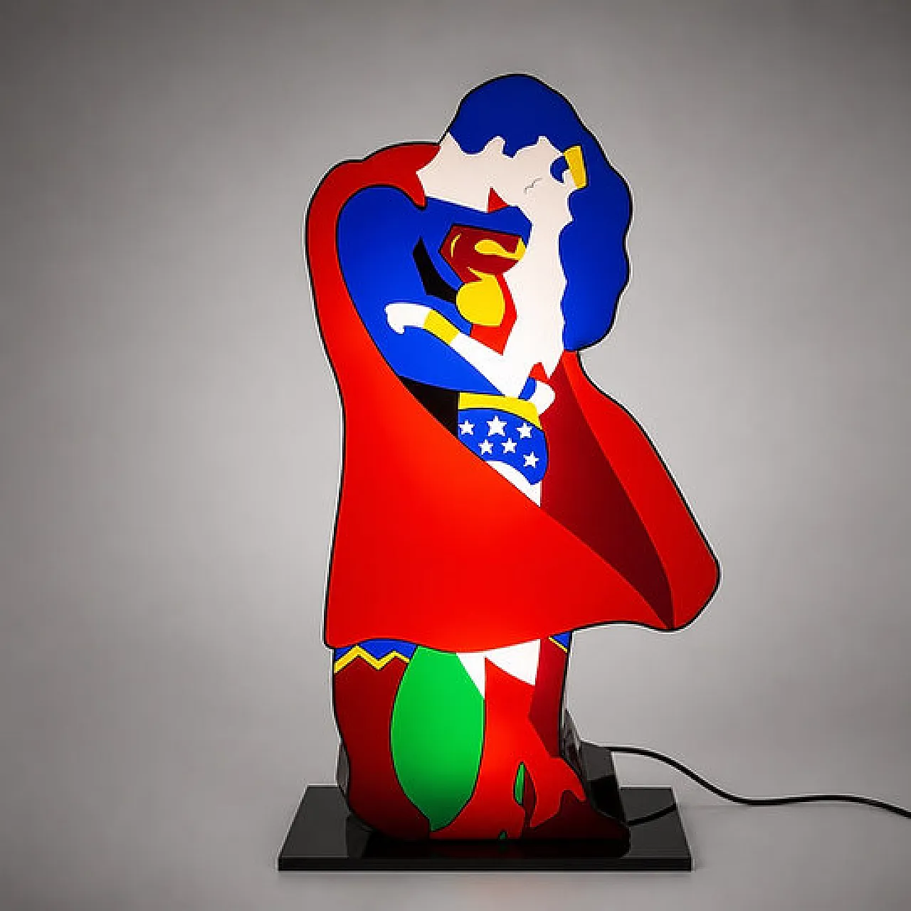 Super Love di Marco Lodola, opera in plexiglass, '900 1