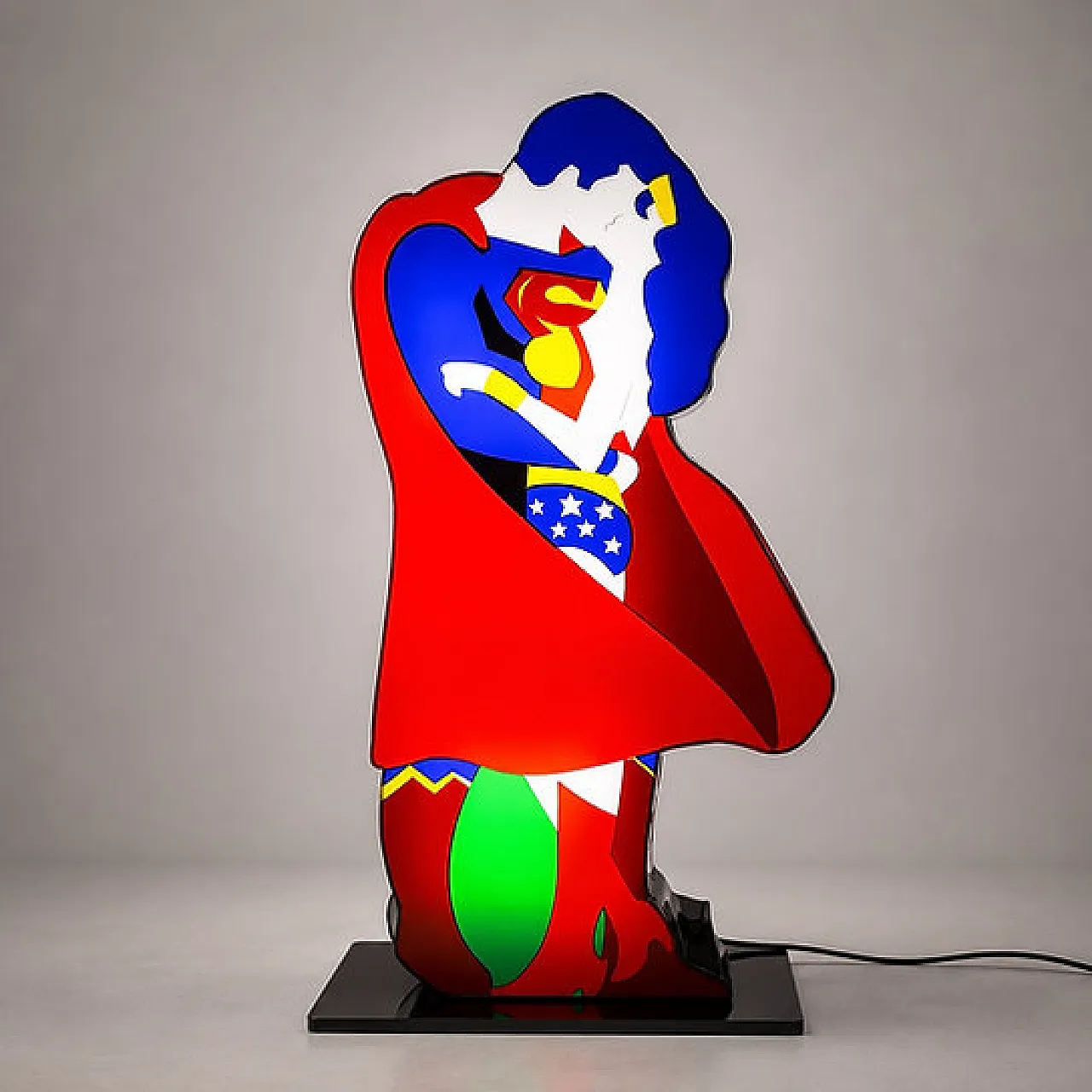 Super Love di Marco Lodola, opera in plexiglass, '900 2
