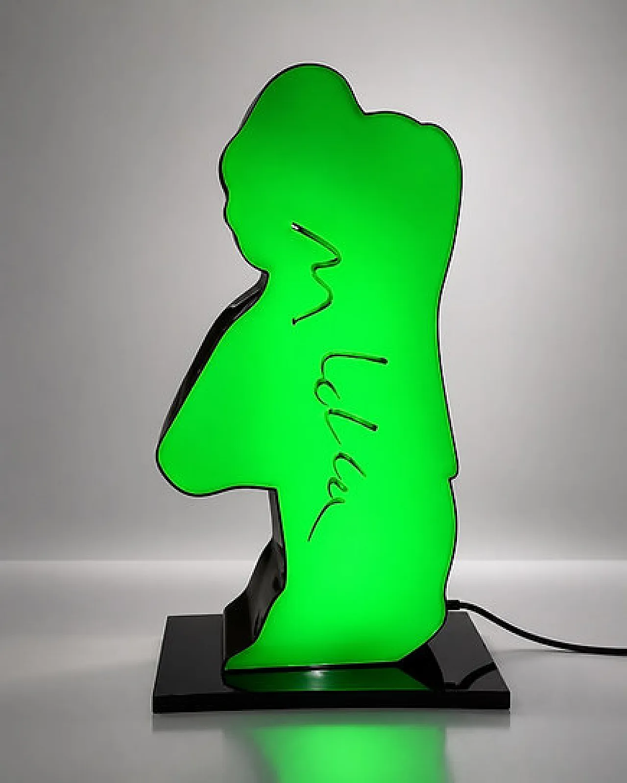 Super Love di Marco Lodola, opera in plexiglass, '900 3