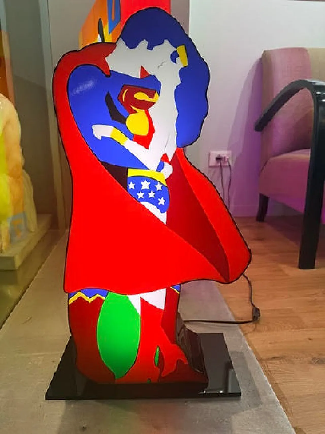 Super Love di Marco Lodola, opera in plexiglass, '900 4