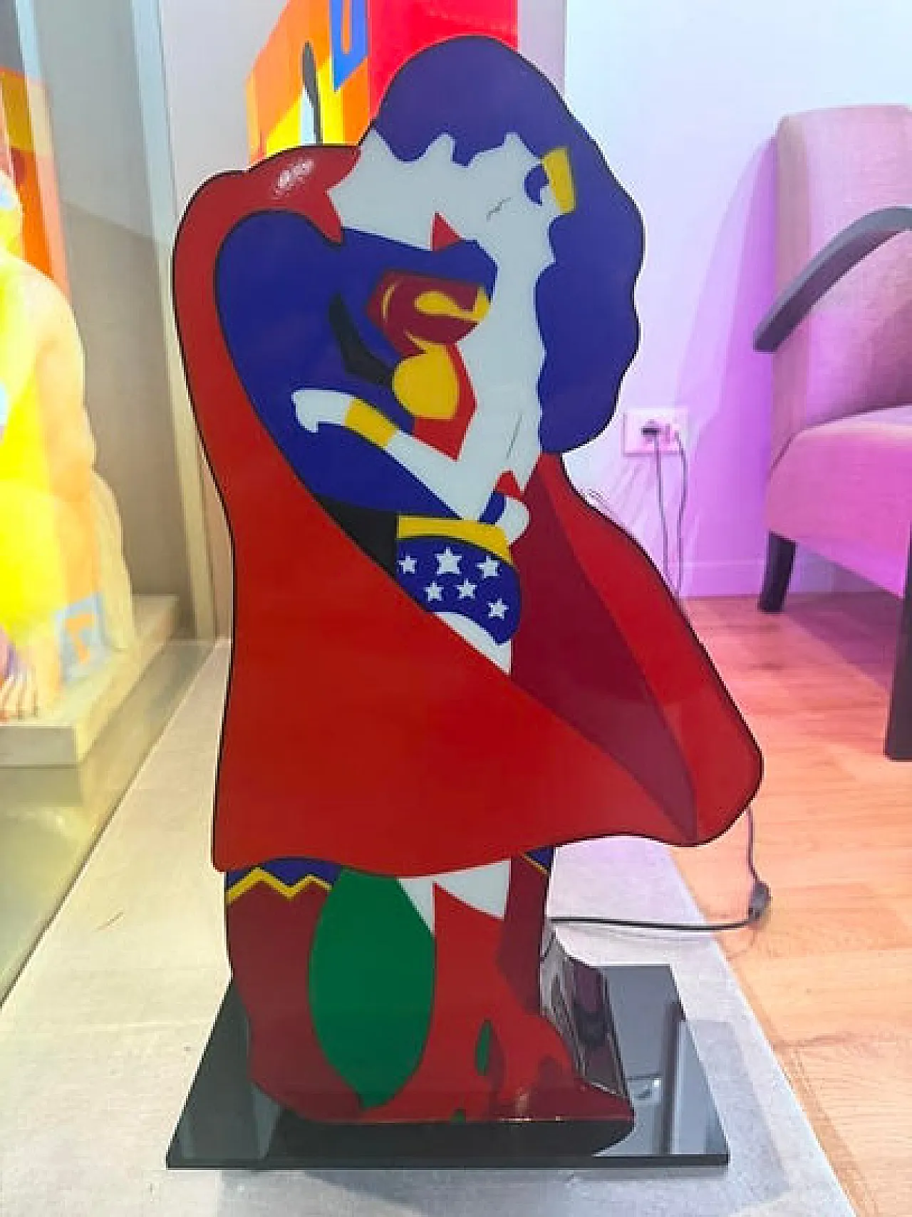 Super Love di Marco Lodola, opera in plexiglass, '900 5