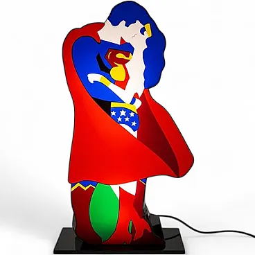 Super Love by Marco Lodola, plexiglass work, 20th century