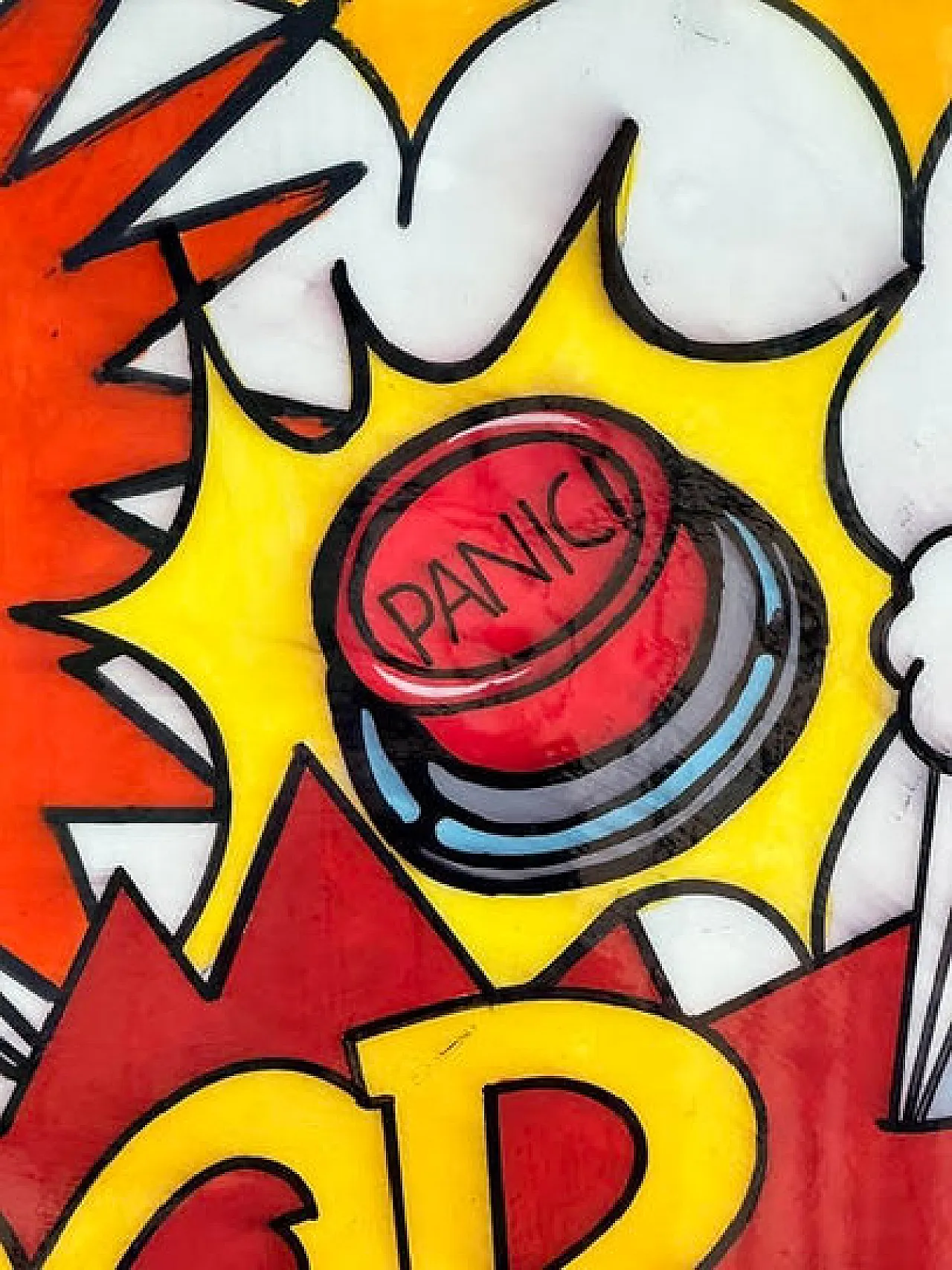 Pop Art, smalti acrilici su tavola, '900 9