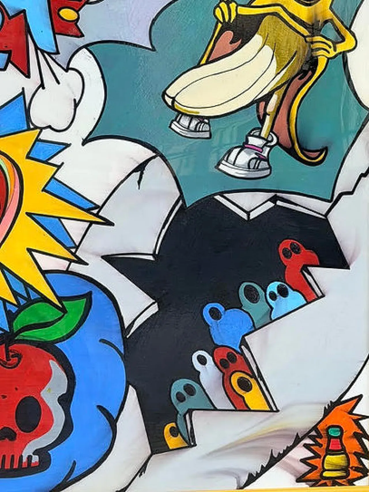 Pop Art, smalti acrilici su tavola, '900 10