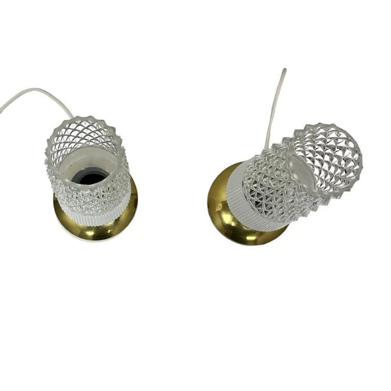 Pair of Elektro-Rausendorf Bautzen bedside lamps, 1970s 4
