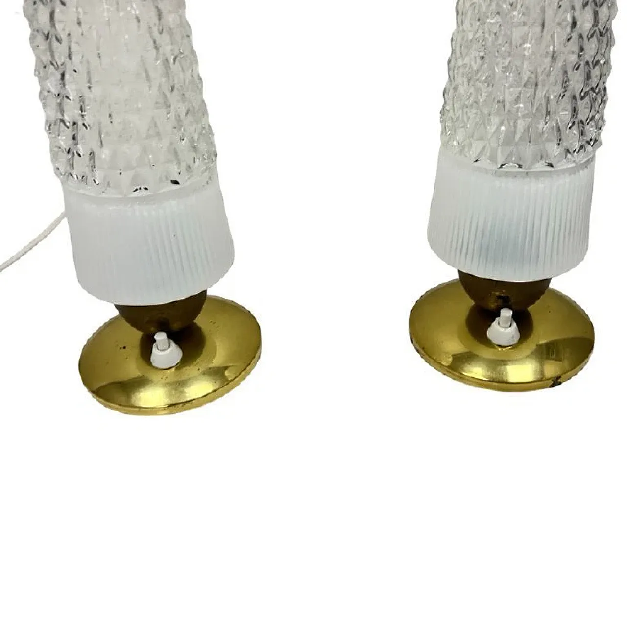 Pair of Elektro-Rausendorf Bautzen bedside lamps, 1970s 6