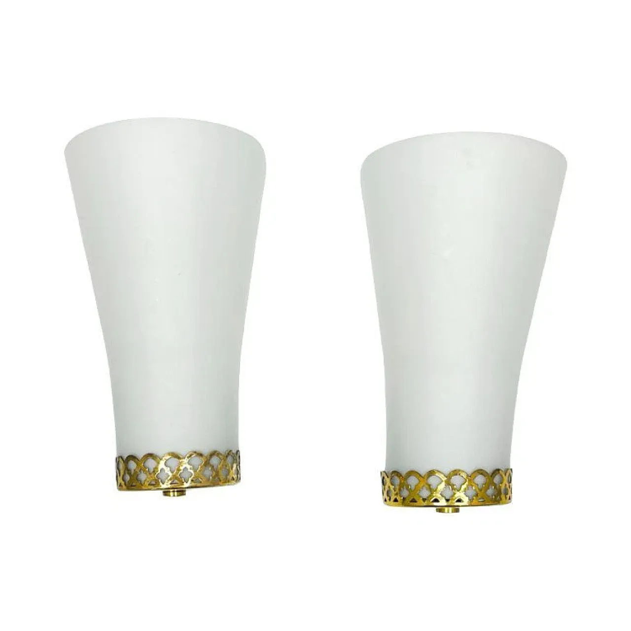 Pair of Doria Leuchten wall lamps, 1970s 1
