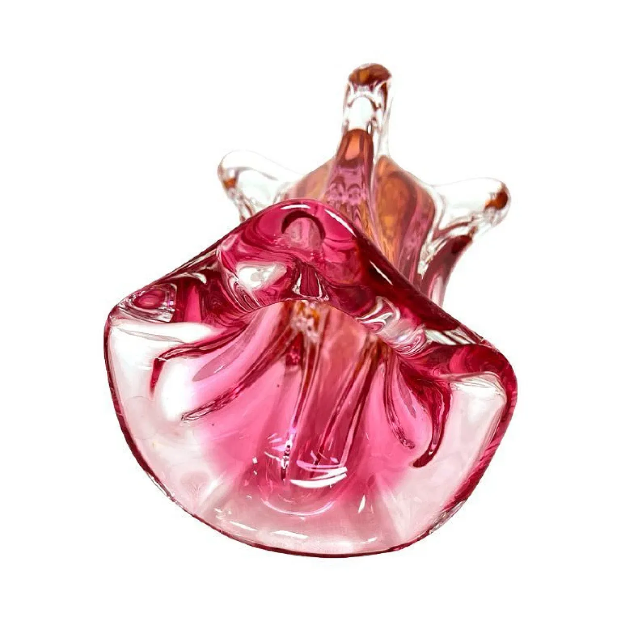 Vase Tulip by J. Hospodka, Chřibská Sklárna, 1960s 2