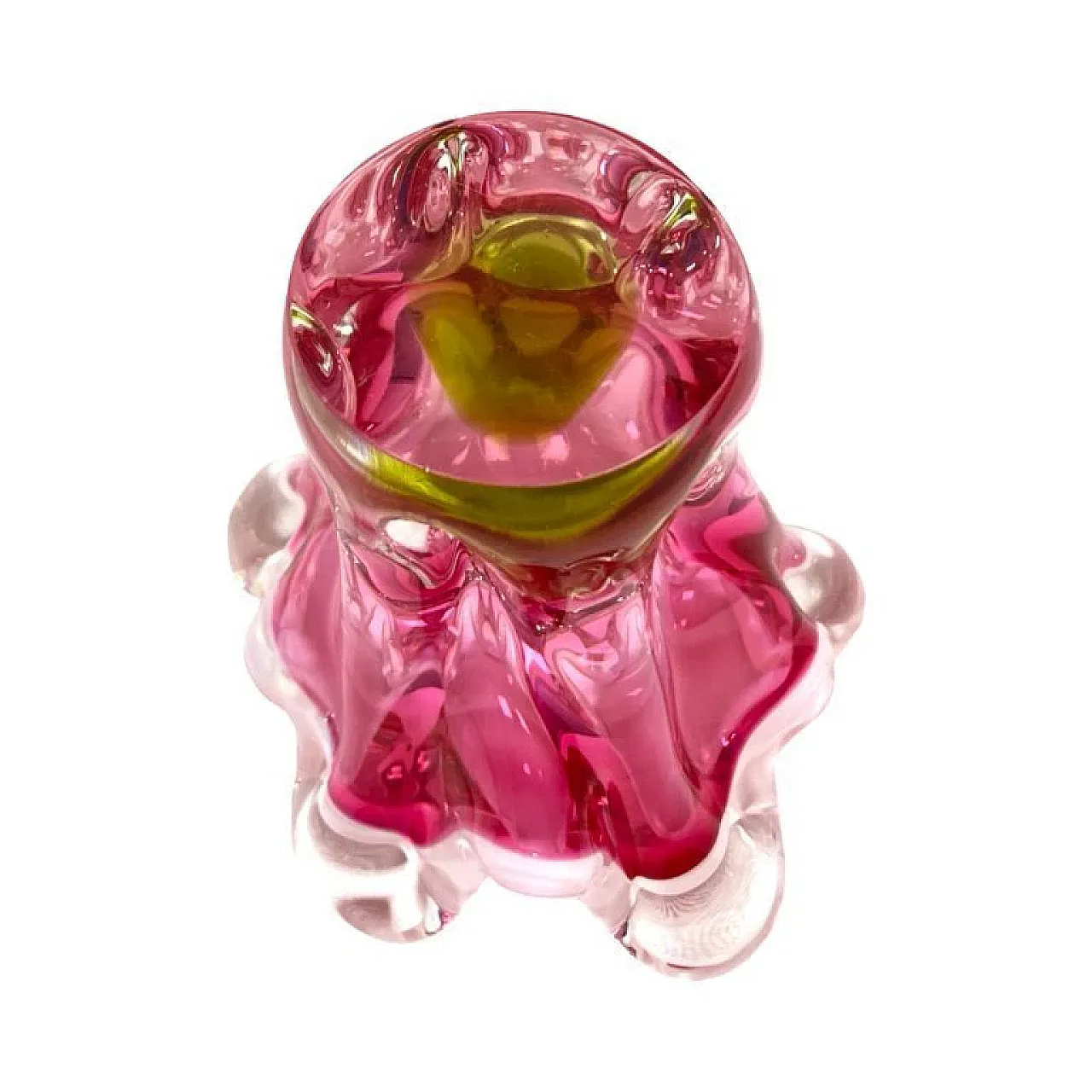 Chřibská Sklárna J. Hospodka vase, art glass, 1960s 4