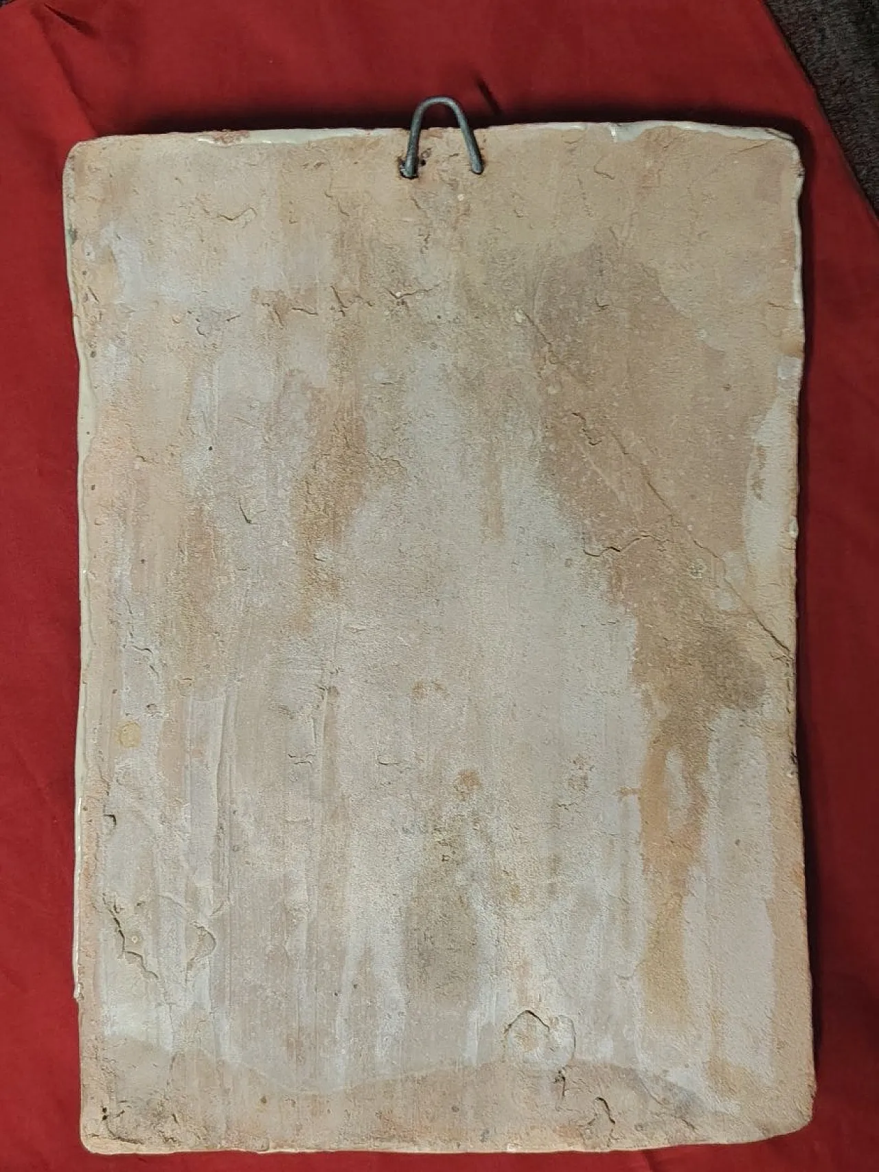 Glazed terracotta devotional tablet, mid-19th century 11