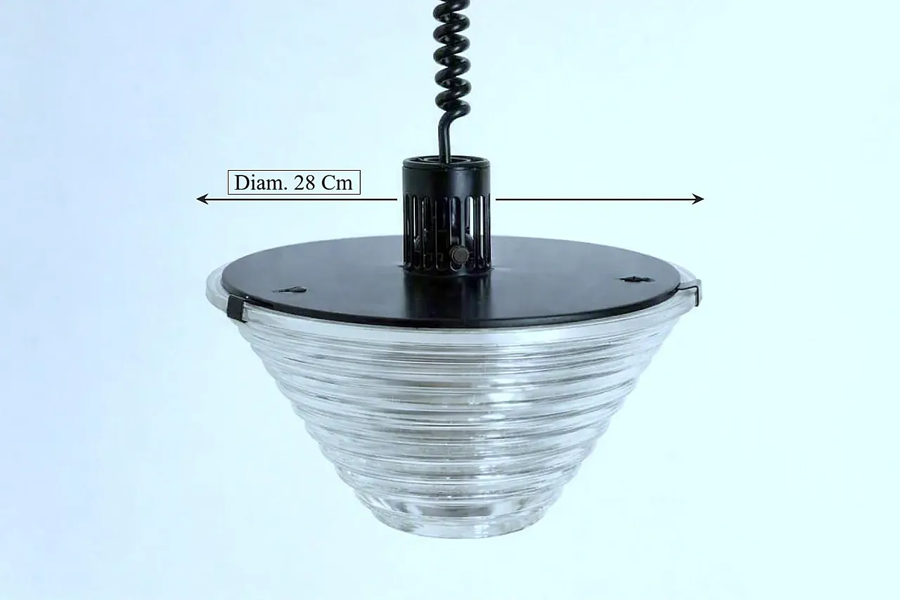 Ceiling lamp Egina di A. Mangiarotti per Artemide, 1970s 3