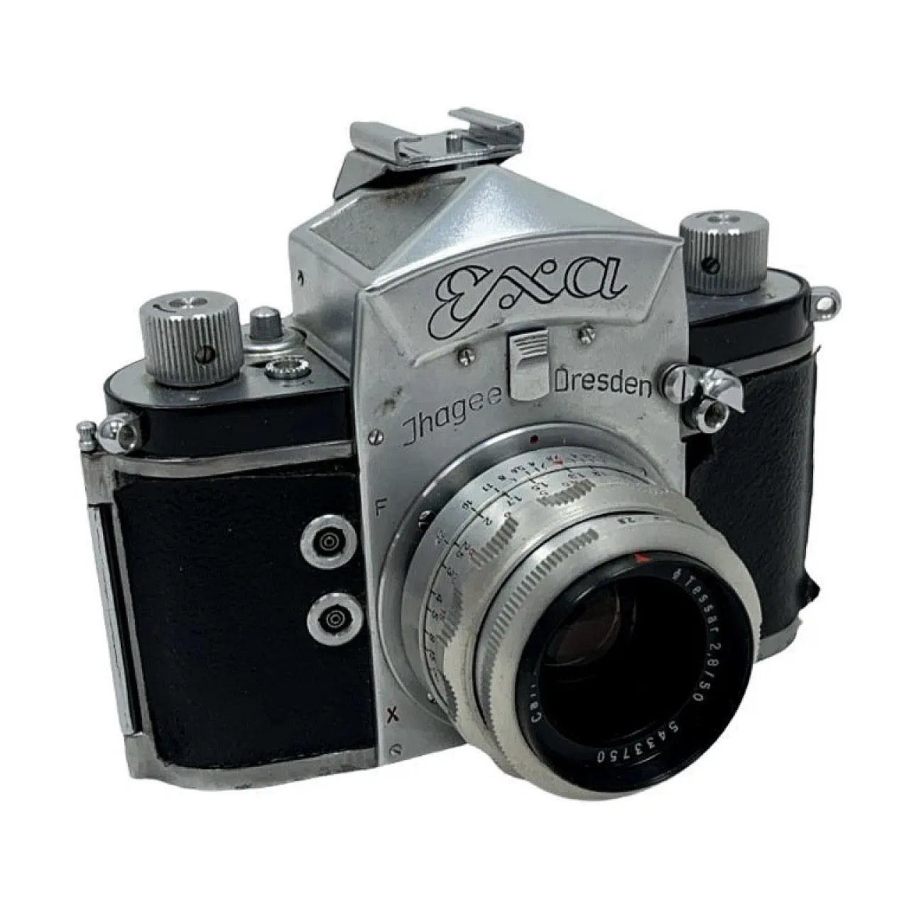 EXA Ihagee Dresden and Carl Zeiss Jena Tessar 2.8/50 Camera, 1950s 6