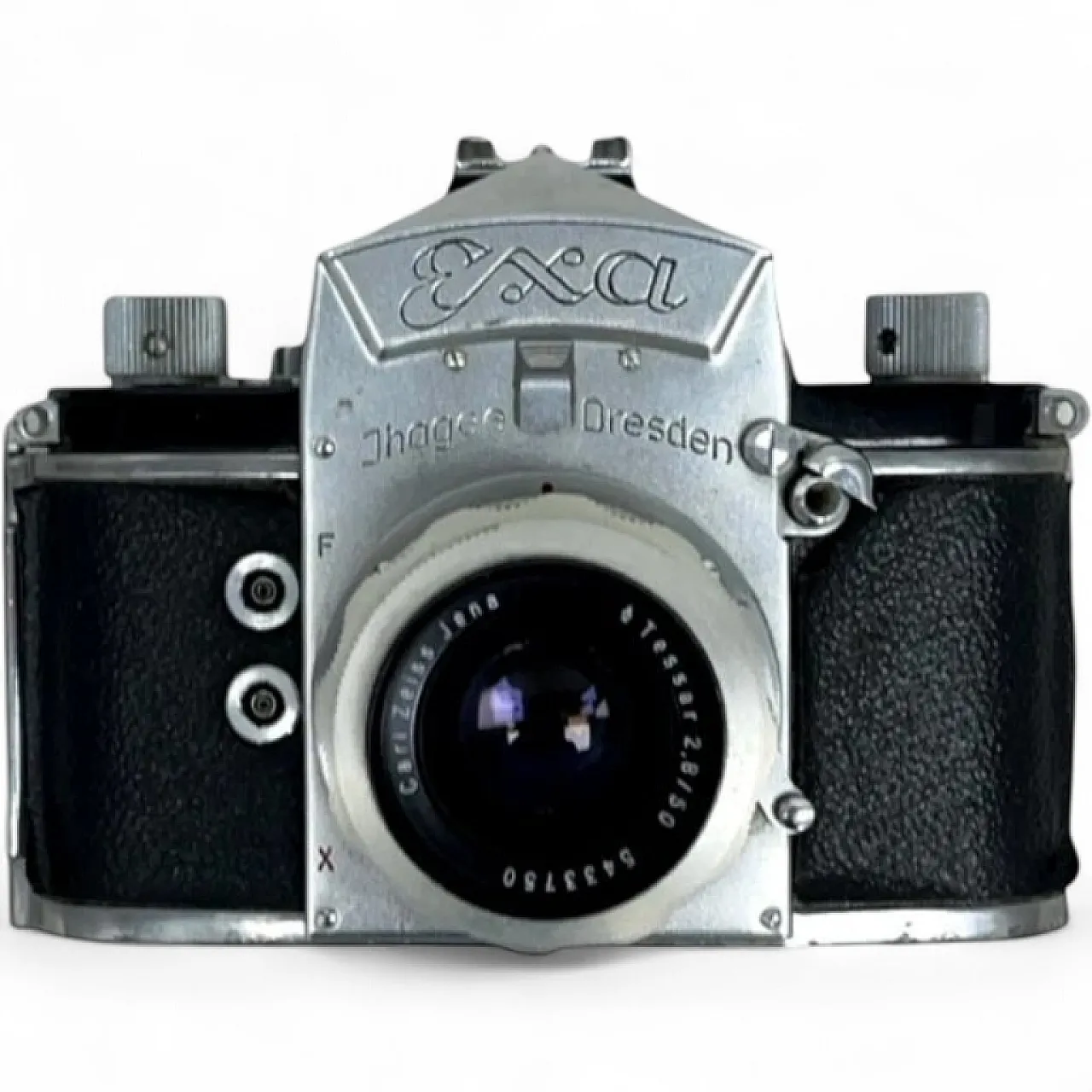 EXA Ihagee Dresden and Carl Zeiss Jena Tessar 2.8/50 Camera, 1950s 11