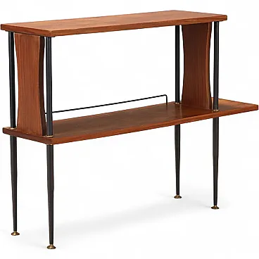 Cabinet in teak and metal, 1960s