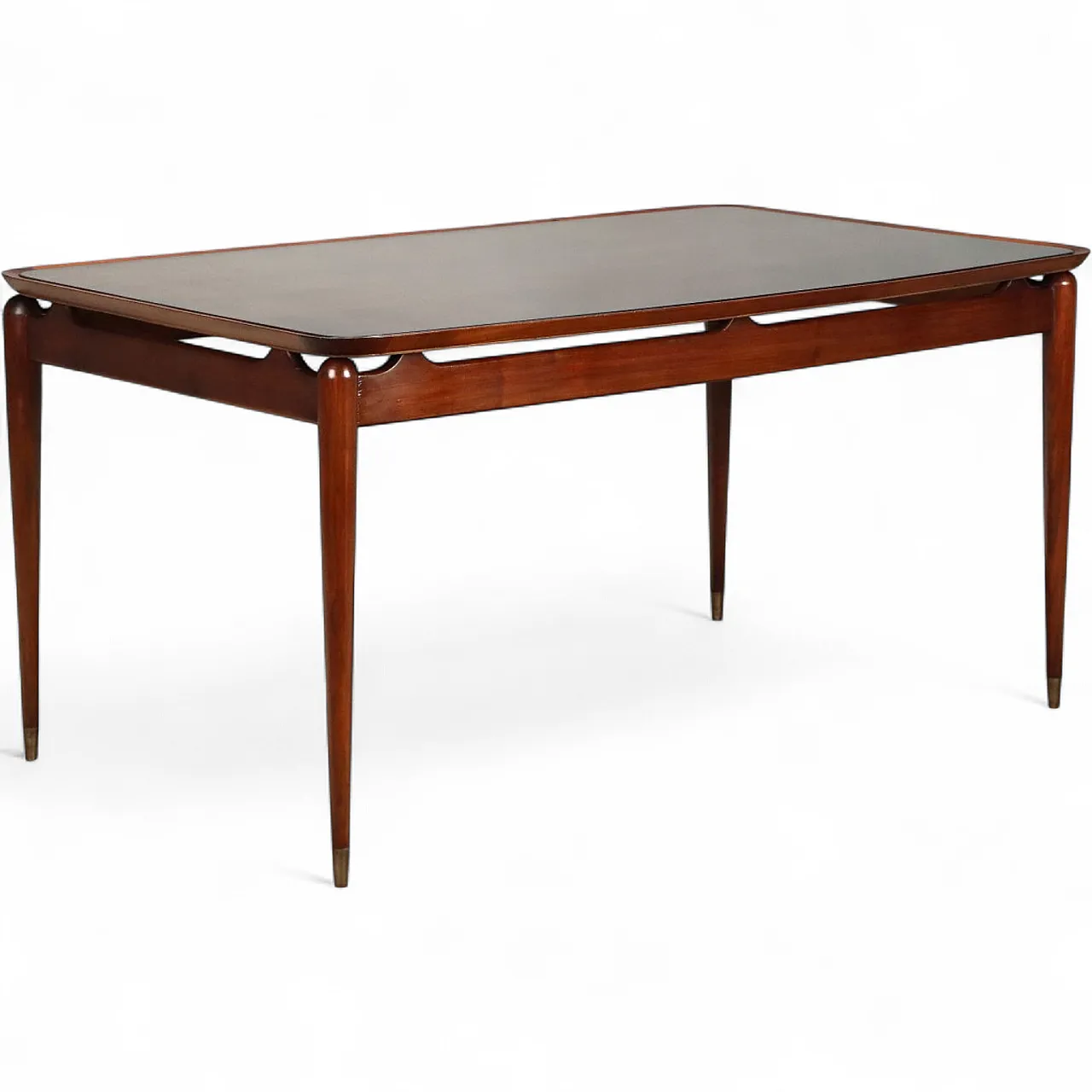 Table with glass on top, mid-20th century 10