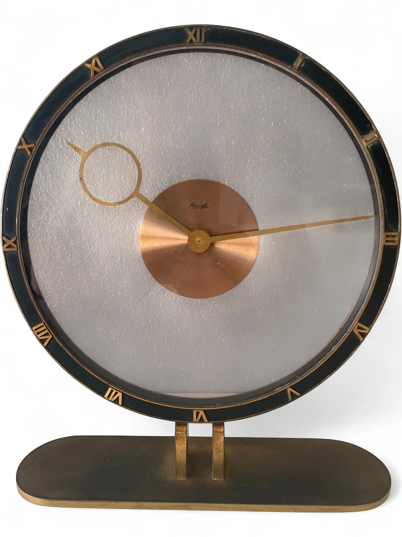 Heinrich Möller Clock in Deco style, 1950s 9