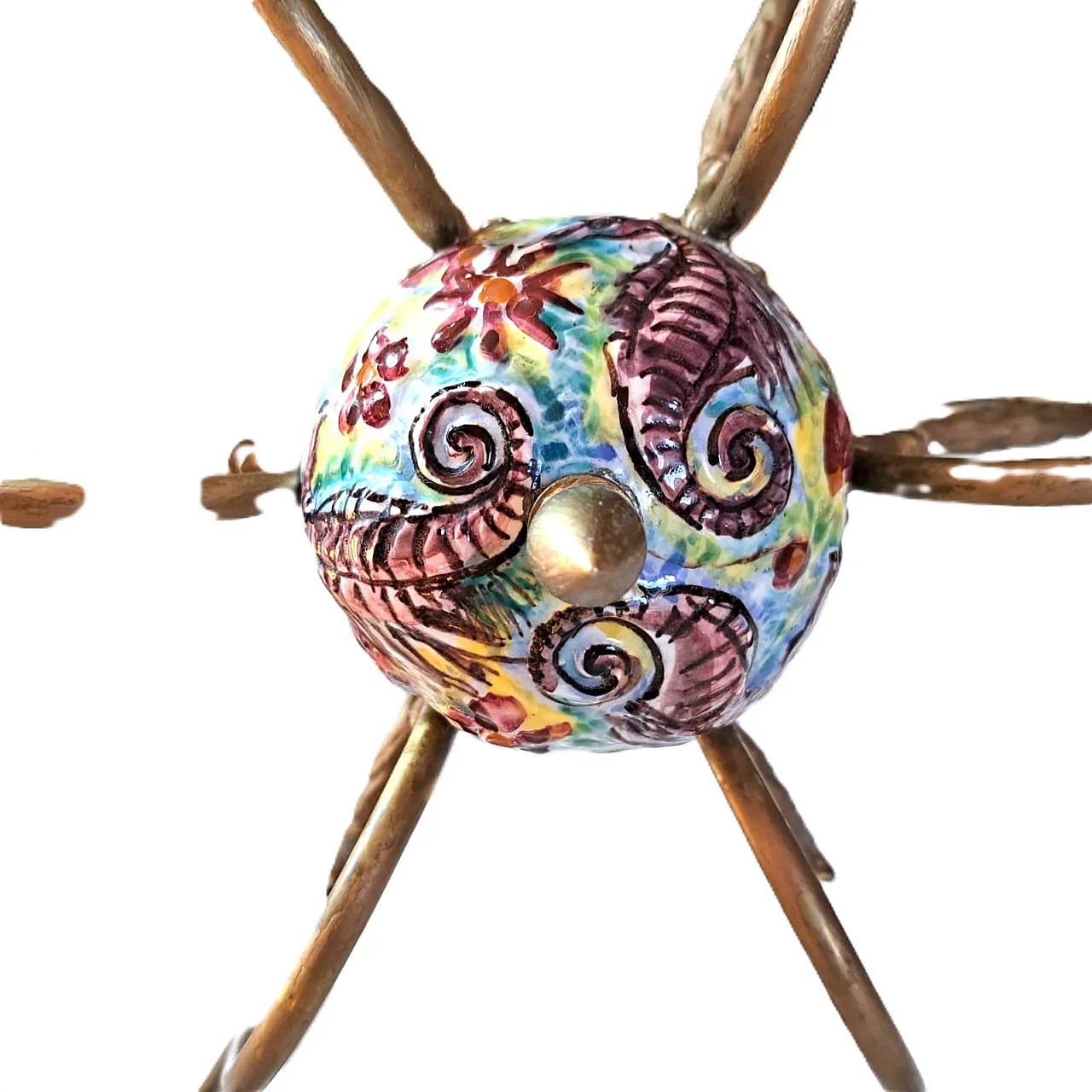 Vietri ceramic chandelier 8