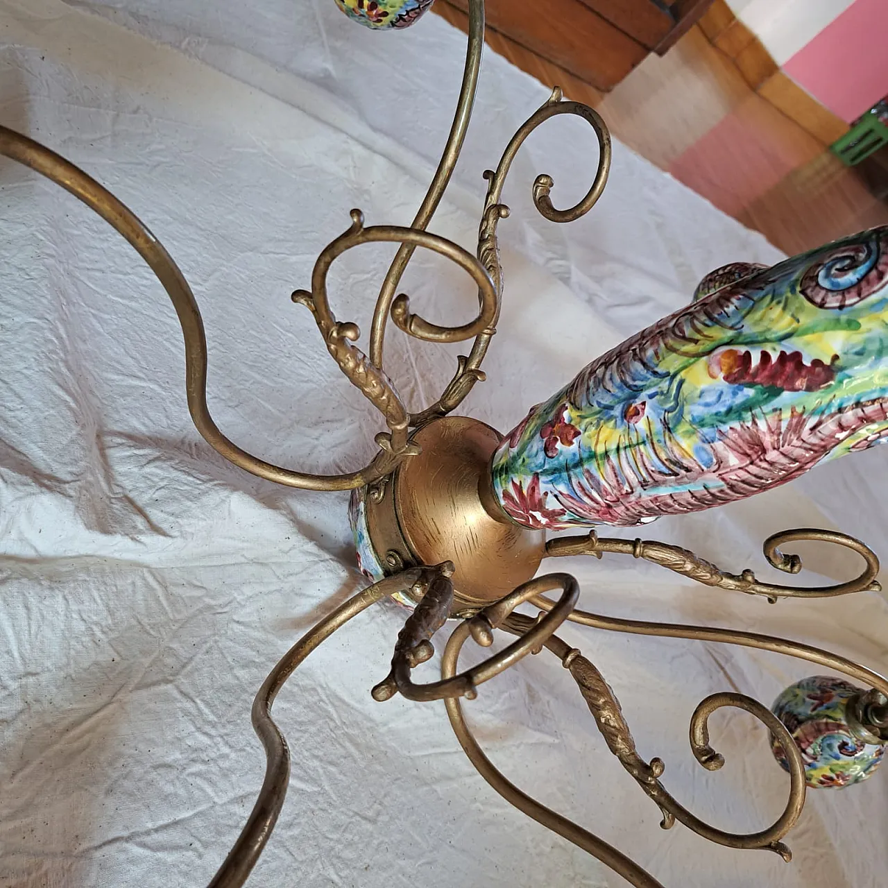 Vietri ceramic chandelier 20