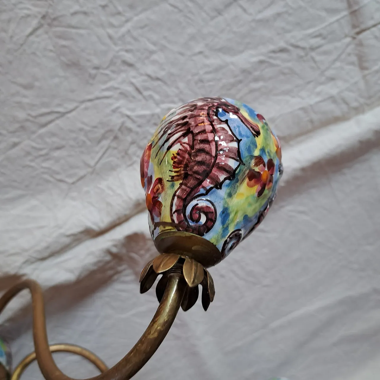 Vietri ceramic chandelier 22