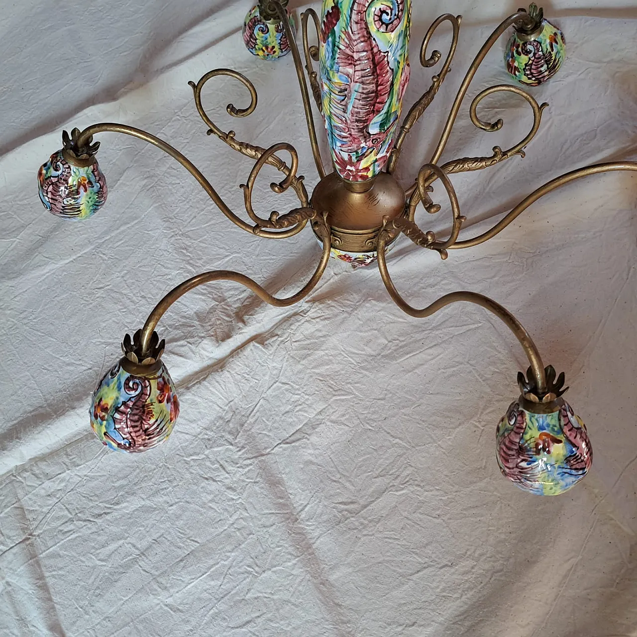 Vietri ceramic chandelier 26