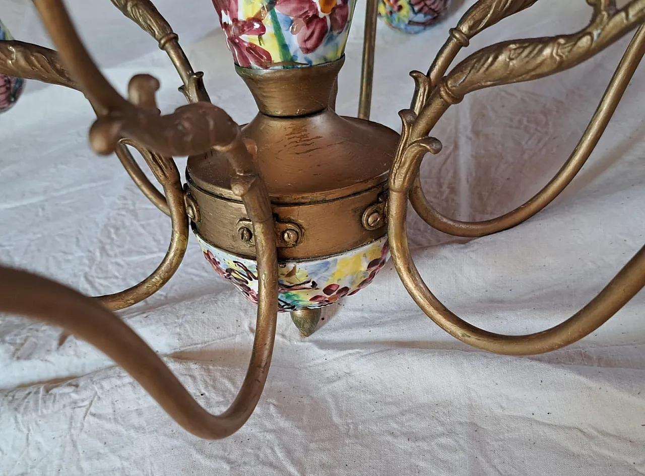 Vietri ceramic chandelier 27