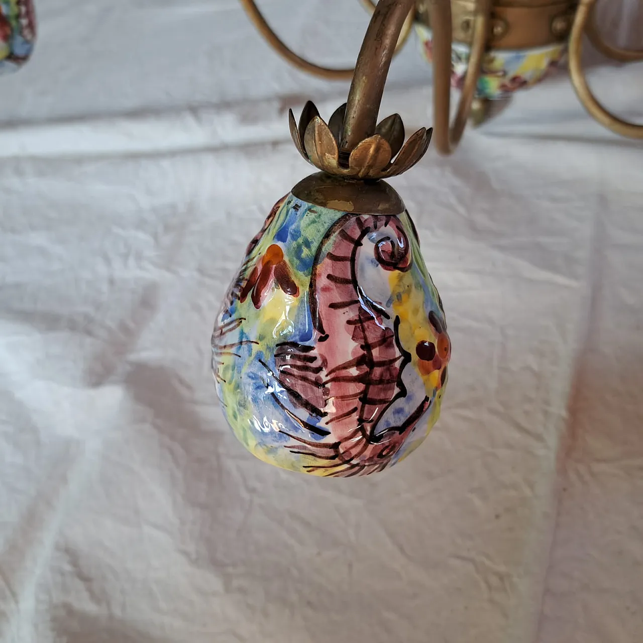 Vietri ceramic chandelier 28