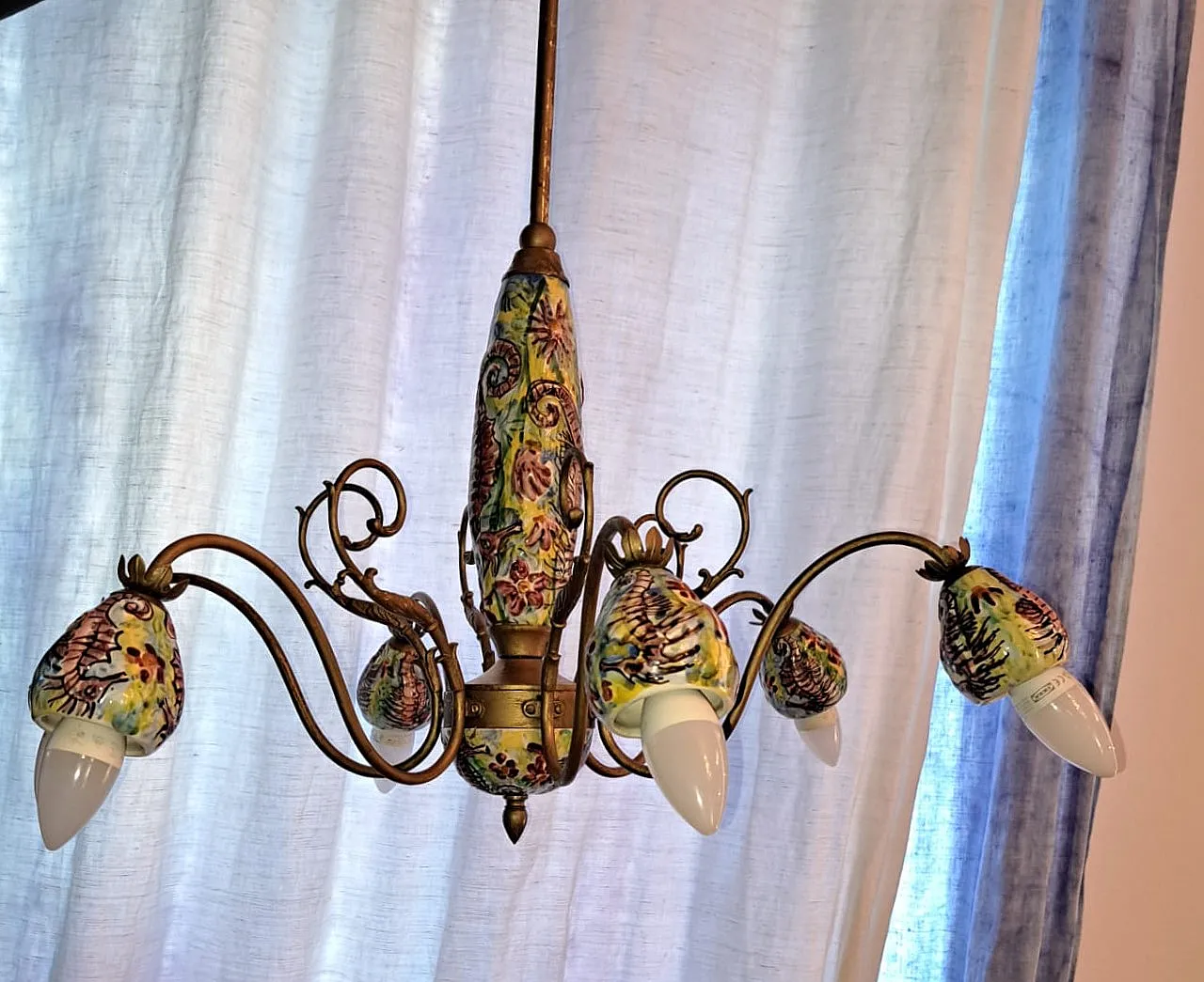Vietri ceramic chandelier 35