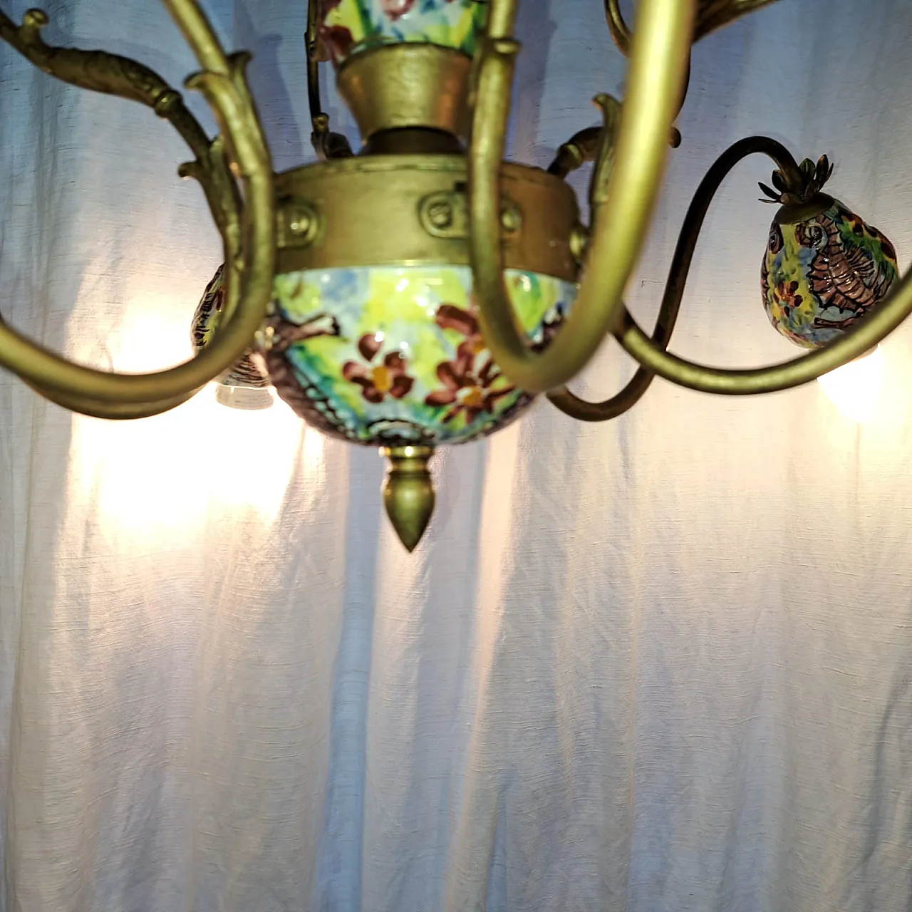 Vietri ceramic chandelier 37