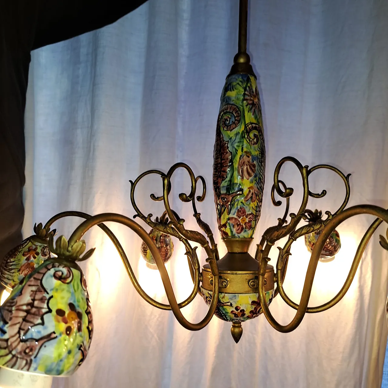Vietri ceramic chandelier 41