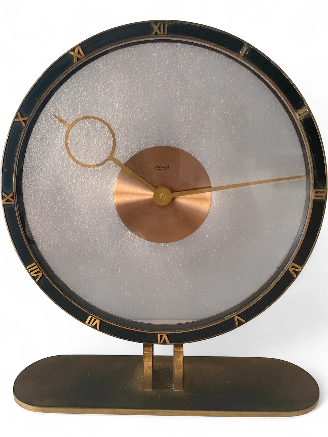 Heinrich Möller Clock in Deco style, 1950s 10