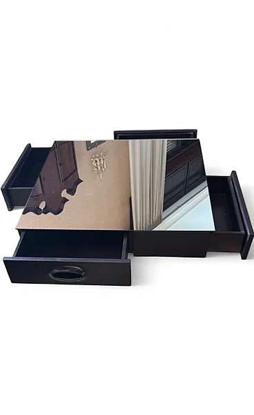 Swivel coffee table attr. to Willy Rizzo for Mario Sabot, 1970s