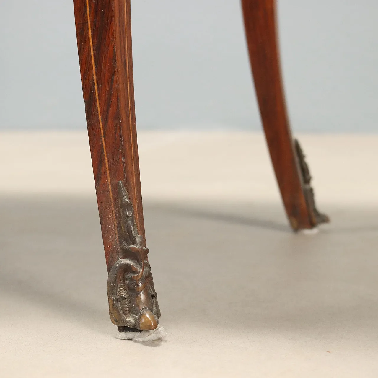 Indian rosewood and mahogany game table, 19th century 8