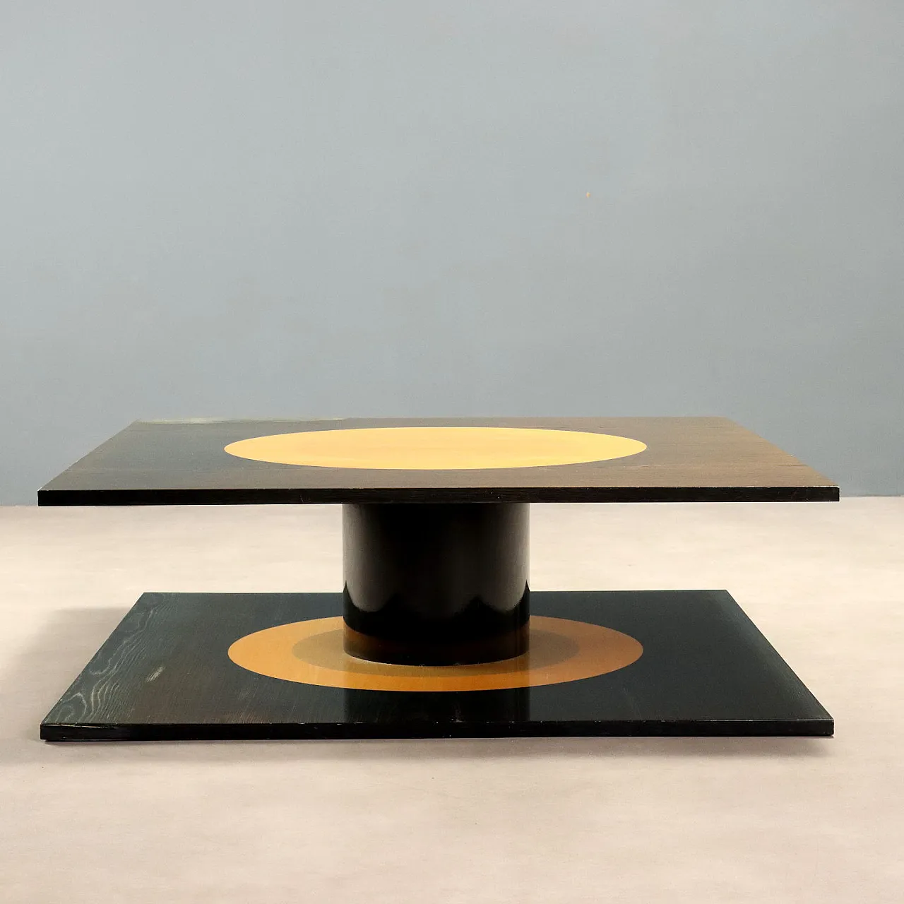 Veneered wood coffee table, 1980s 3