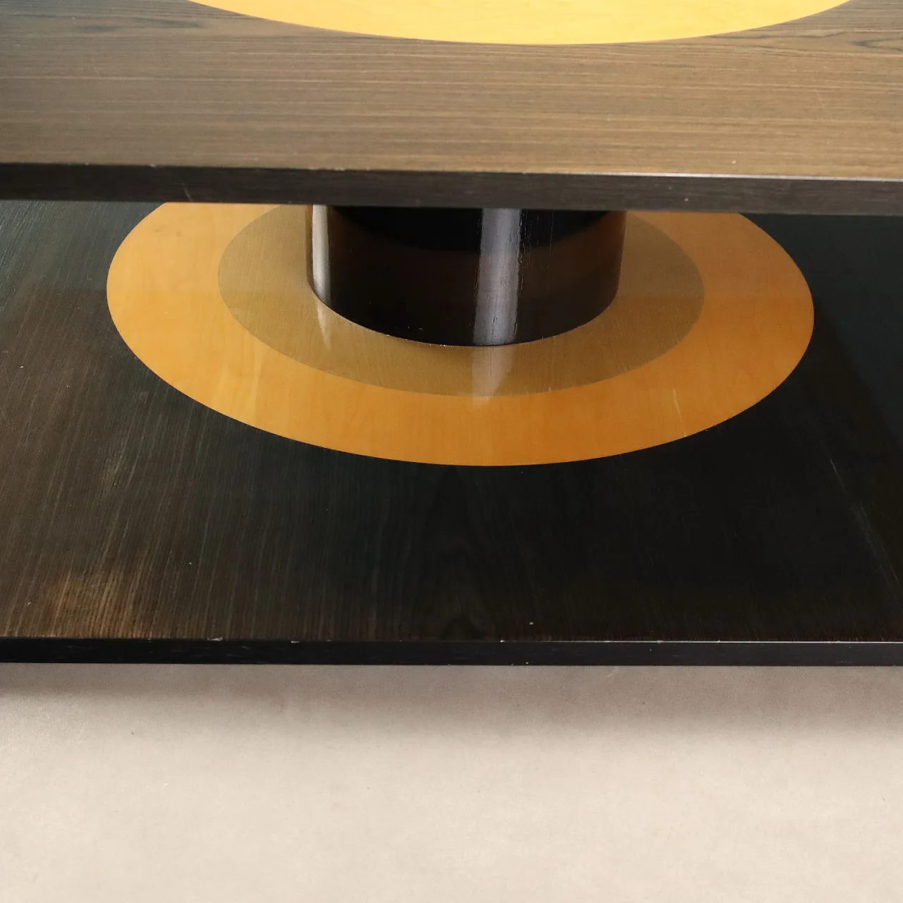 Veneered wood coffee table, 1980s 4