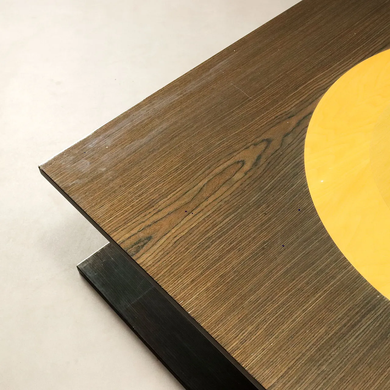 Veneered wood coffee table, 1980s 7