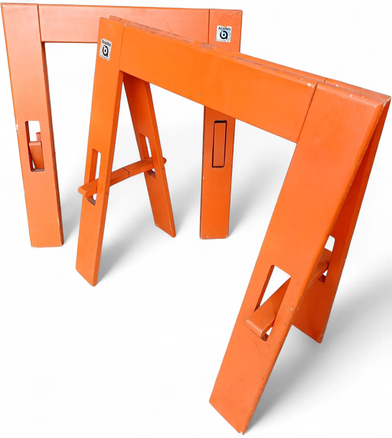 Pair of Cavalletto by De Pas D'Urbino Lomazzi's for Acerbis, 1970s 7