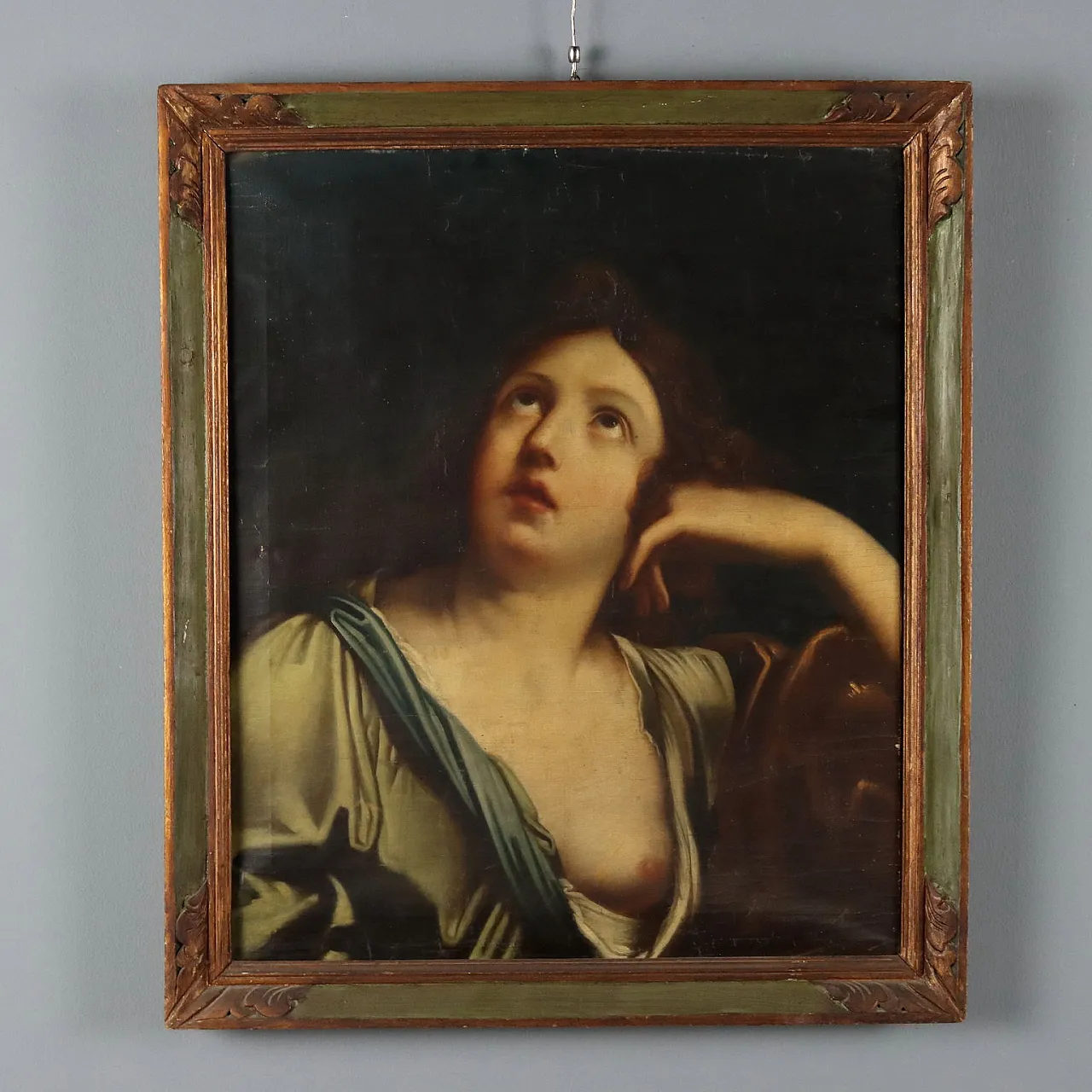 The Face of a Saint in Ecstasy, oil on canvas, 19th century 1